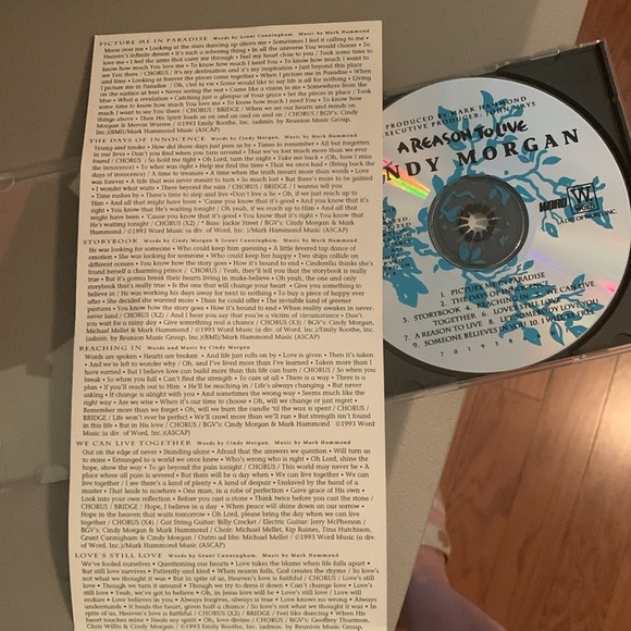 Cindy Morgan’s A Reason to Live CD - Picture 5 of 6